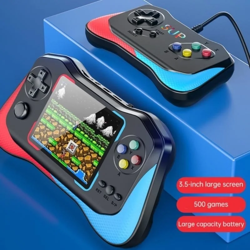 2022 Wholesale Portable Retro Video Console Handheld Game Advance Players Built-in 500 Games 3.5 Inch Game Console Double Play
2022 Wholesale Portable Retro Video Console Handheld Game Advance Players Built-in 500 Games 3.5 Inch Game Console Double Play