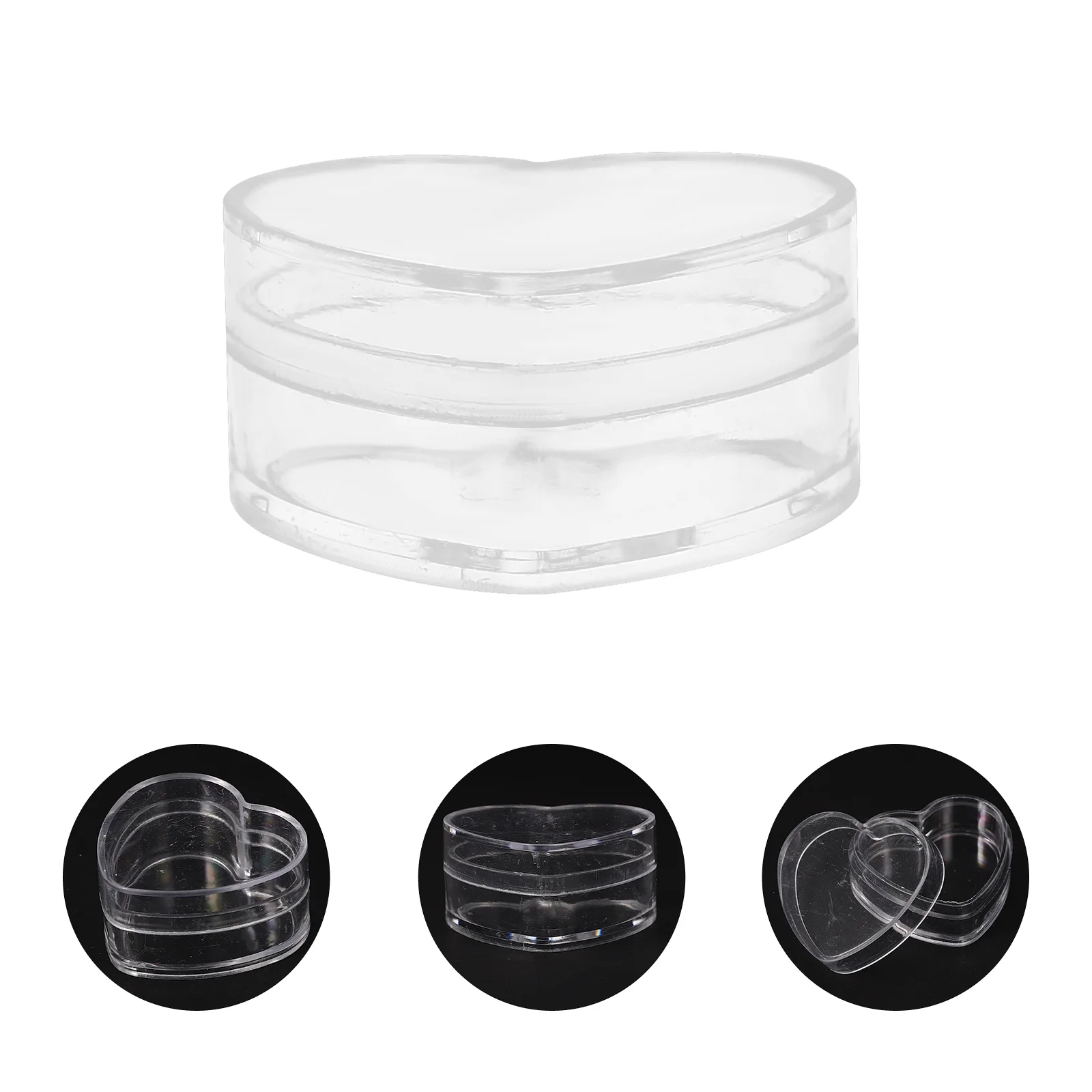 5pcs Clear Heart Shape Storage Cases Heart Boxes Jewelry Cases Small Gift Containers
5pcs Clear Heart Shape Storage Cases Heart Boxes Jewelry Cases Small Gift Containers