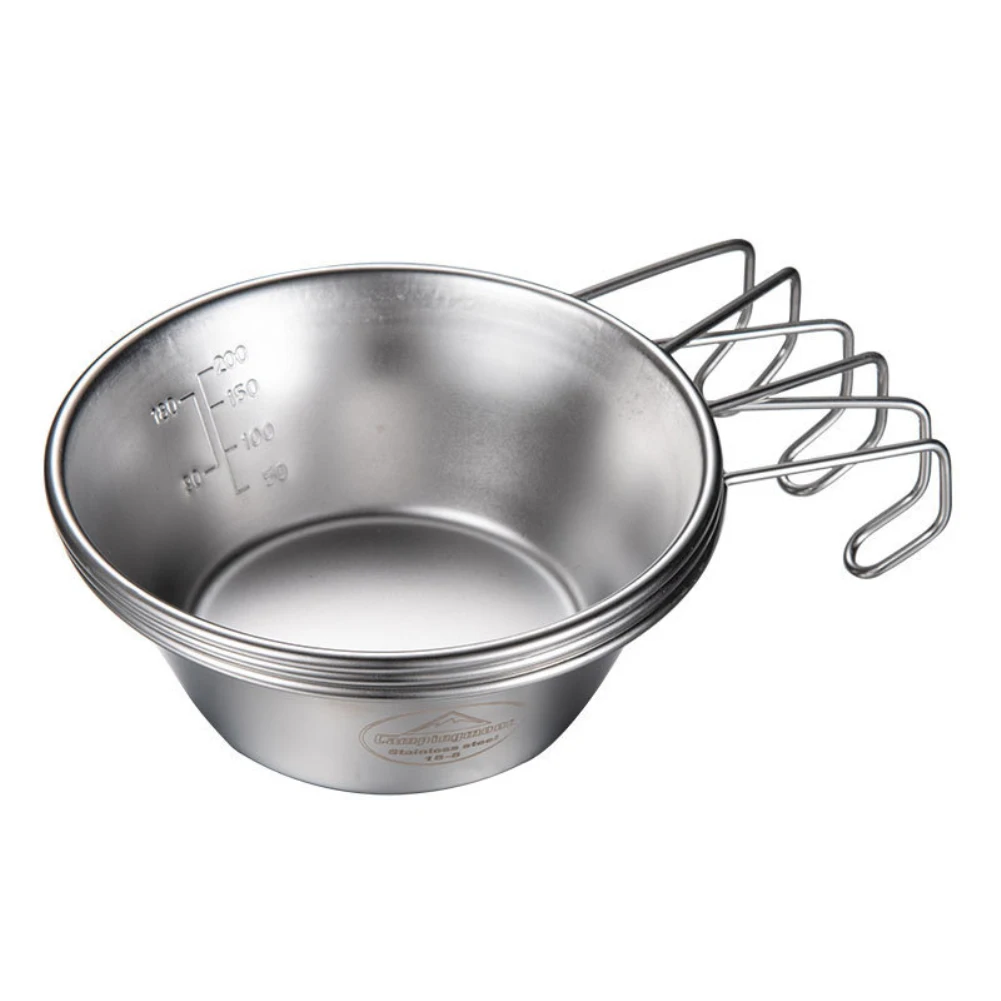 Outdoor Stainless Steel 310ml Sierra Bowl Picnic Tableware Portable Barbecue Hiking Camping Cup Picnic Cookware Cooking Supplies
Outdoor Stainless Steel 310ml Sierra Bowl Picnic Tableware Portable Barbecue Hiking Camping Cup Picnic Cookware Cooking Supplies