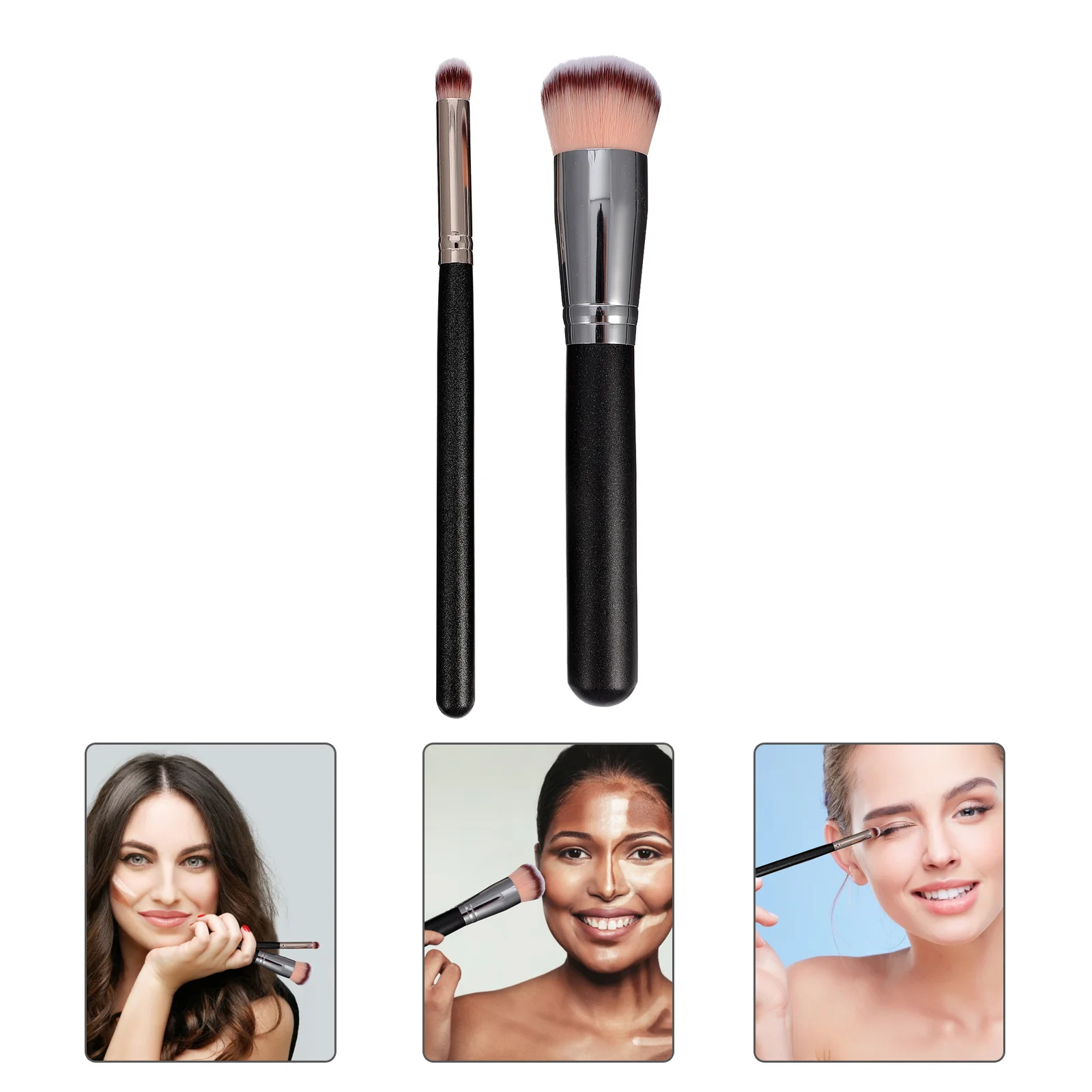 2pcs Powder Blush Foundation Blushes Blending Brush Set Tanner Brush Brushes Set Brush
2pcs Powder Blush Foundation Blushes Blending Brush Set Tanner Brush Brushes Set Brush