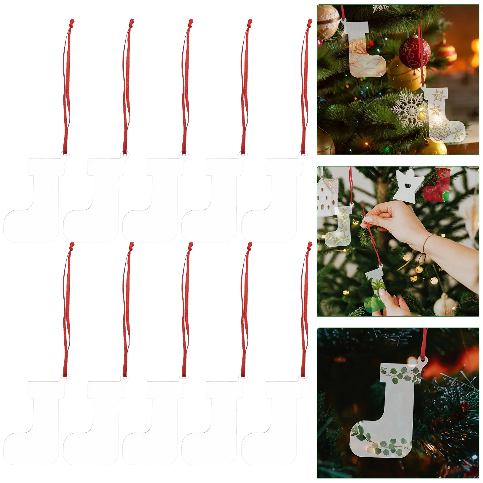 Xmas Pendant Tree Ornament Clear Ornaments Blank Christmas Layout Sublimation Pendants Decor
Xmas Pendant Tree Ornament Clear Ornaments Blank Christmas Layout Sublimation Pendants Decor