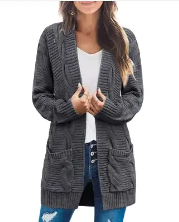 Women's Sweater Cardigan 2022 Autumn Winter Solid Color Pocket Medium Long Casual Loose Warm Comfortable Outwear Ladies Sweater
Women's Sweater Cardigan 2022 Autumn Winter Solid Color Pocket Medium Long Casual Loose Warm Comfortable Outwear Ladies Sweater