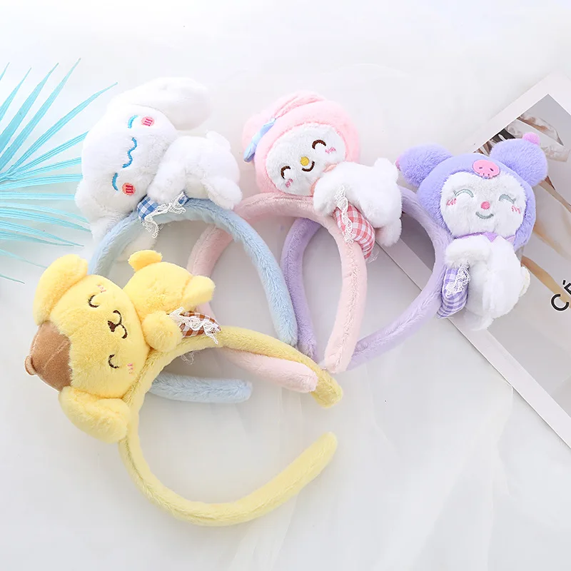 2023 New Kawaii Plush Hair Band Anime Sanrios Hello Kitty Kuromi Cinnamoroll Face Wash Makeup Hair Band Cute Hair Accessories
2023 New Kawaii Plush Hair Band Anime Sanrios Hello Kitty Kuromi Cinnamoroll Face Wash Makeup Hair Band Cute Hair Accessories
