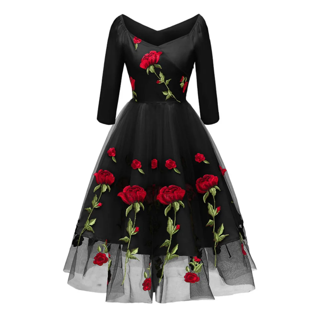 Handmade Rose Embroidered gauze lady bridesmaid in autumn and winter of 2022 dresses for weddings as a gust
Handmade Rose Embroidered gauze lady bridesmaid in autumn and winter of 2022 dresses for weddings as a gust