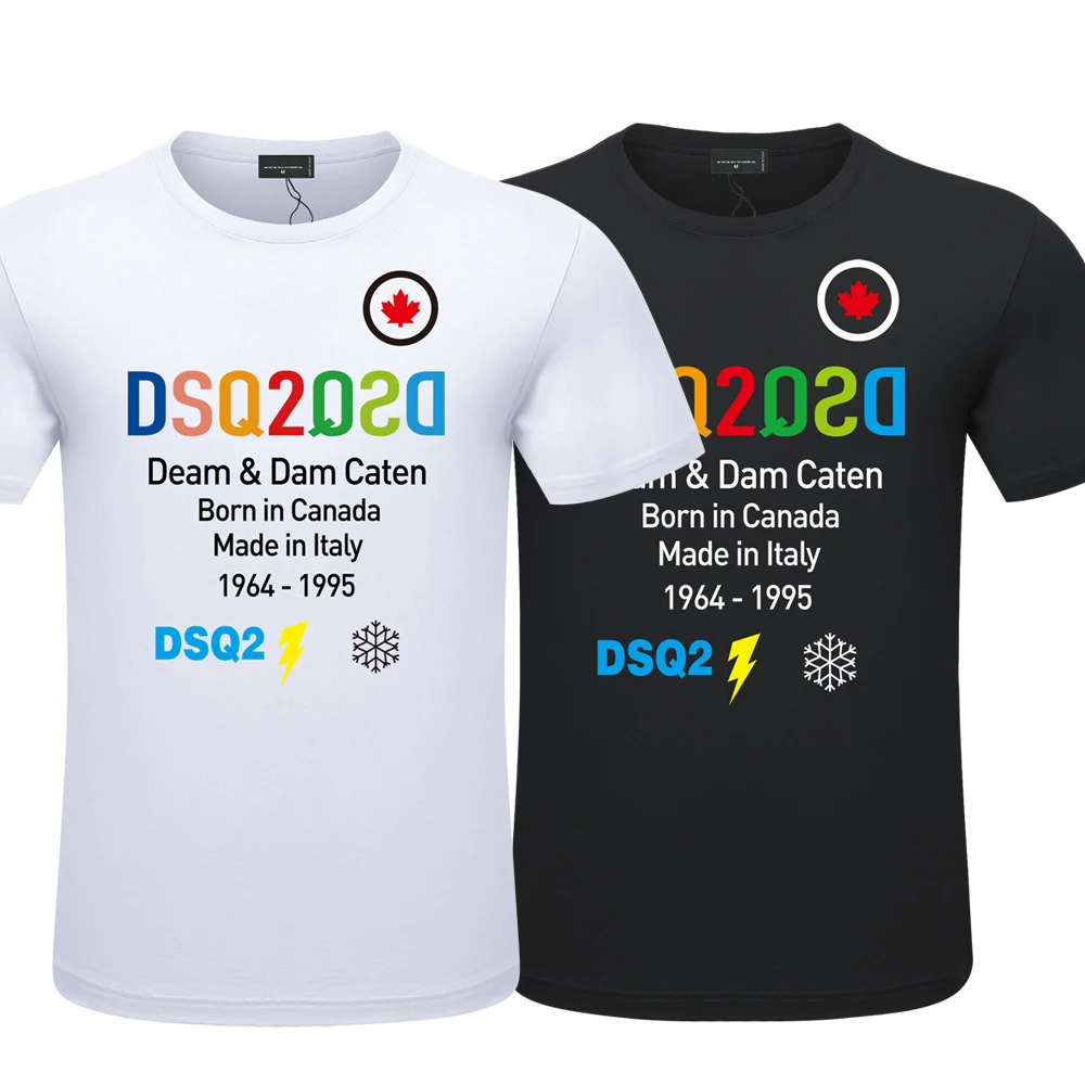 Мужская хлопковая футболка DSQ2QSD 2023 с надписью «Италия», Мужская трендовая Повседневная Свободная футболка с коротким рукавом, уличная одежда, футболка с принтом для пары
Мужская хлопковая футболка DSQ2QSD 2023 с надписью «Италия», Мужская трендовая Повседневная Свободная футболка с коротким рукавом, уличная одежда, футболка с принтом для пары