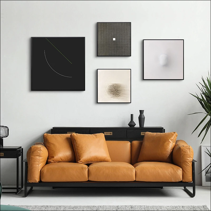 Modern Abstract Painting, Geometric Figure Canvas Painting, Black and White Minimalist Mural Nordic Style, Print Wall Painting A
Modern Abstract Painting, Geometric Figure Canvas Painting, Black and White Minimalist Mural Nordic Style, Print Wall Painting A