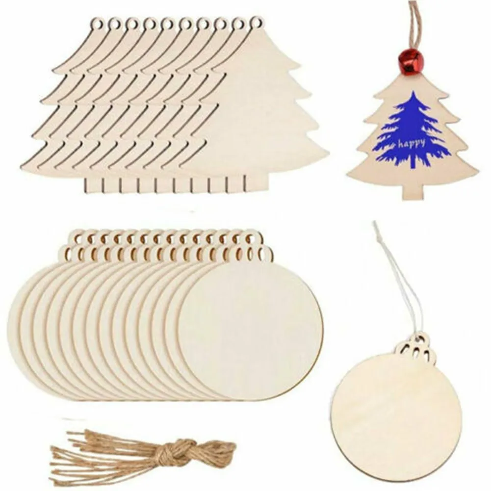30Pcs/set Wooden Blank Pieces Christmas DIY Craft Cutouts Round Star Xmas Tree Decoration Hanging Baubles Home Party Pendant
30Pcs/set Wooden Blank Pieces Christmas DIY Craft Cutouts Round Star Xmas Tree Decoration Hanging Baubles Home Party Pendant