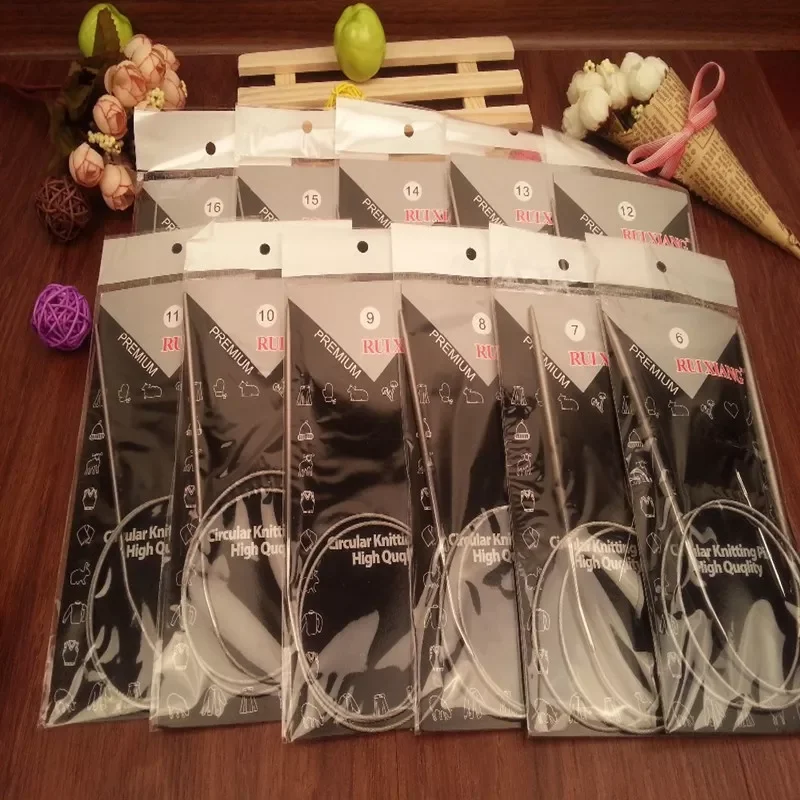 Shipping Stainless Steel Circular Knitting Needles set 11PCS/Set 43.65.80.100.120CM Size 6-16
Shipping Stainless Steel Circular Knitting Needles set 11PCS/Set 43.65.80.100.120CM Size 6-16