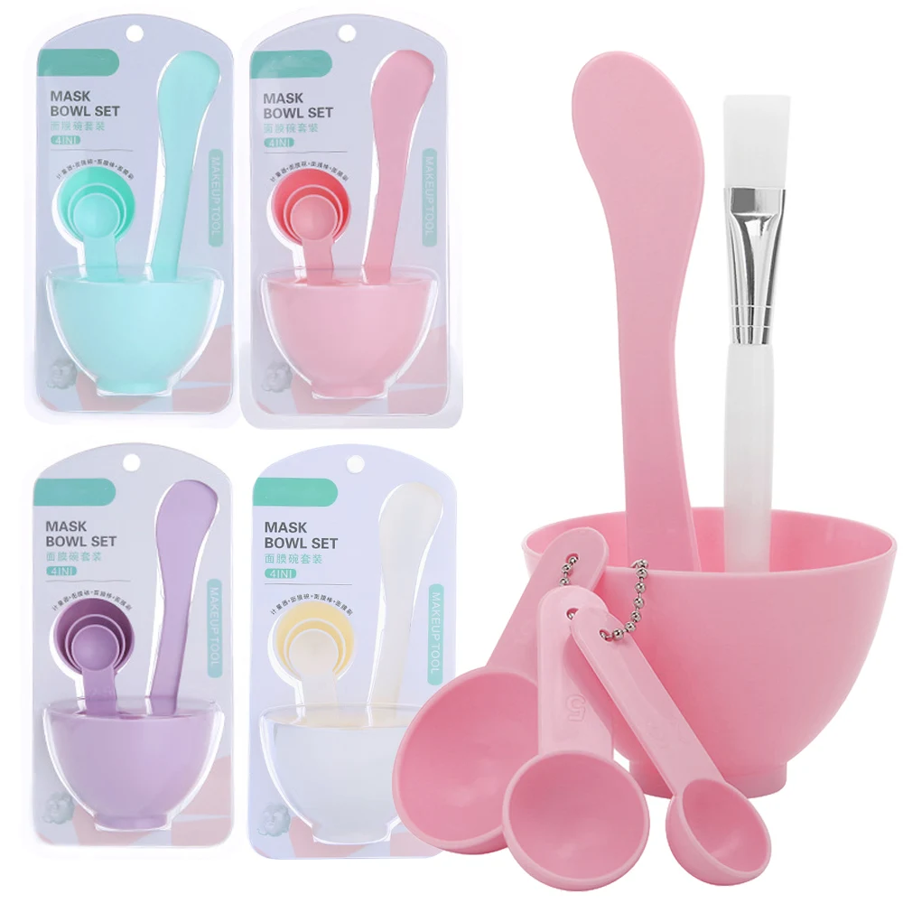 6pcs DIY Mask Bowl Set Mixing Brush Makeup Tools 4 In1 Face Beauty Woman with Mask Brush Spatula Cosmetic Stick Measuring Spoon
6pcs DIY Mask Bowl Set Mixing Brush Makeup Tools 4 In1 Face Beauty Woman with Mask Brush Spatula Cosmetic Stick Measuring Spoon