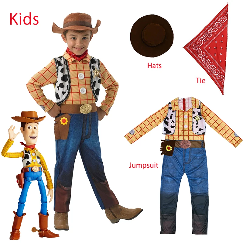 Kids Woody Cosplay Toy Story Sheriff Woody Pride Cosplay Bodysuit Clothes Halloween Carnival Costume Jumpsuits s Hat
Kids Woody Cosplay Toy Story Sheriff Woody Pride Cosplay Bodysuit Clothes Halloween Carnival Costume Jumpsuits s Hat