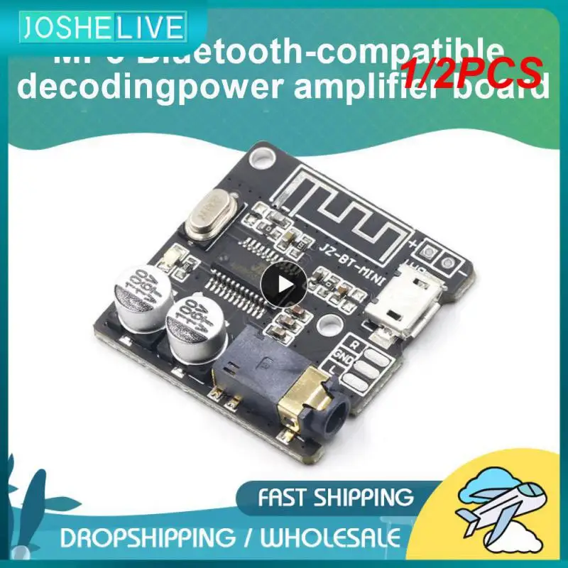 1/2PCS Audio Receiver Board 5.0 MP3 Lossless Decoder Board Wireless Stereo Music Module 3.7-5V XY-BT-Mini
1/2PCS Audio Receiver Board 5.0 MP3 Lossless Decoder Board Wireless Stereo Music Module 3.7-5V XY-BT-Mini