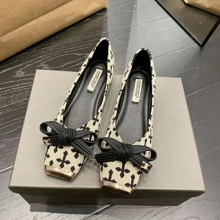 2023 New Bow Knot Shallow Mouth Single Shoes Women Shoes Elegant and Gentle Flat Shoes for Women Luxury Shoes Zapatos Mujer 
2023 New Bow Knot Shallow Mouth Single Shoes Women Shoes Elegant and Gentle Flat Shoes for Women Luxury Shoes Zapatos Mujer