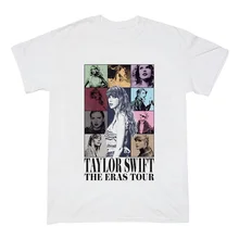 Trending Womens Tshirt Taylor Swift T-shirt Vintage Female Short Sleeve Tee Summer Fashion Print T Shirt For Fans Gift Clothing