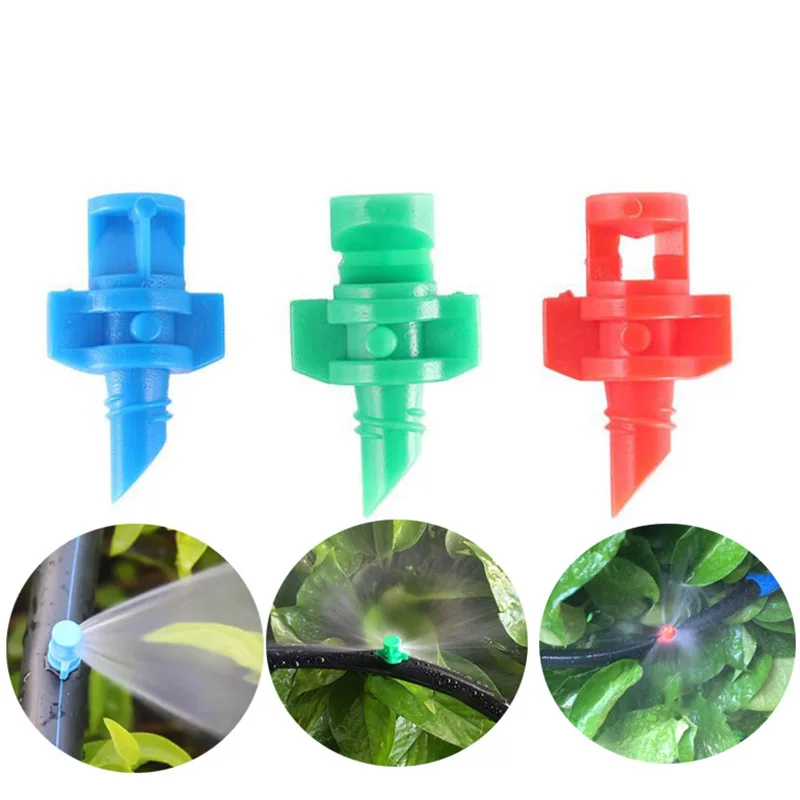 50pcs 90/180/360 Degrees Garden Watering Irrigation Simple Refraction Mozzle Flower Mist Water Threaded Connection Sprayer
50pcs 90/180/360 Degrees Garden Watering Irrigation Simple Refraction Mozzle Flower Mist Water Threaded Connection Sprayer