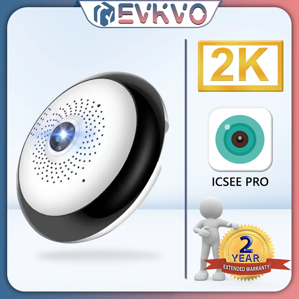2K HD ICsee 360 Degrees Fisheye Wifi Ip CCTV Camera 1080P VR Wireless Panoramic Indoor Home Security Camera With SD Card Slot
2K HD ICsee 360 Degrees Fisheye Wifi Ip CCTV Camera 1080P VR Wireless Panoramic Indoor Home Security Camera With SD Card Slot