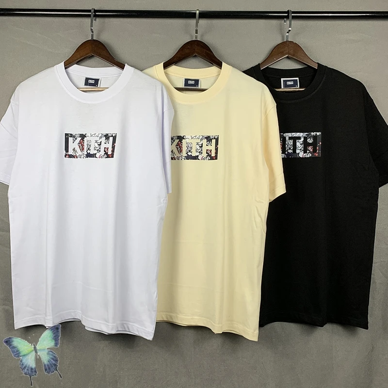 Men Women Kith Box Logo T-shirt Casual Kith Floral Square Print T-shirt High Quality
Men Women Kith Box Logo T-shirt Casual Kith Floral Square Print T-shirt High Quality