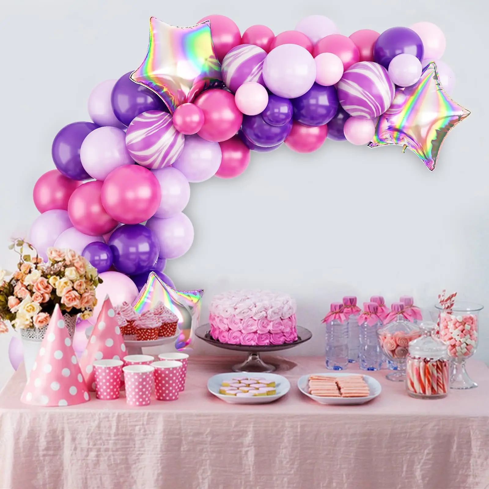 Purple Agate Balloon Chain Romantic Wedding Engagement Party Laser Star Balloon Arch Decor Birthday Balloons Baby Shower Supply
Purple Agate Balloon Chain Romantic Wedding Engagement Party Laser Star Balloon Arch Decor Birthday Balloons Baby Shower Supply