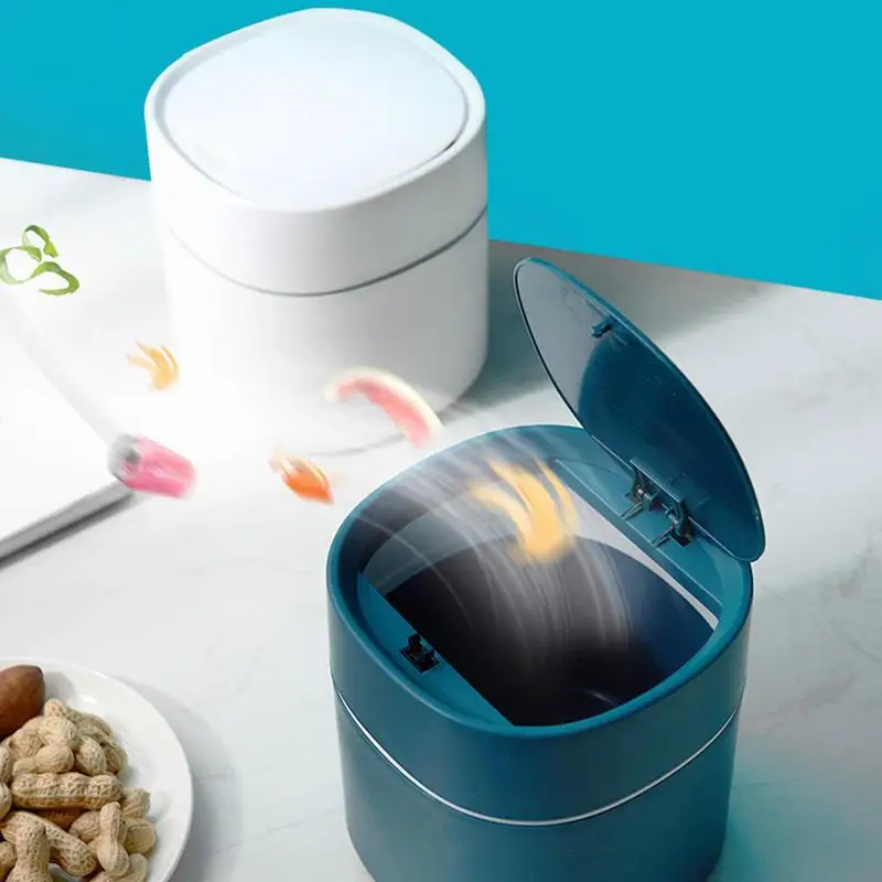Desktop Trash Can Tabletop Garbage Storage Box Desk Dustbin Basket Household Cleaning Tools & Accessories Waste Bin With Lid
Desktop Trash Can Tabletop Garbage Storage Box Desk Dustbin Basket Household Cleaning Tools & Accessories Waste Bin With Lid