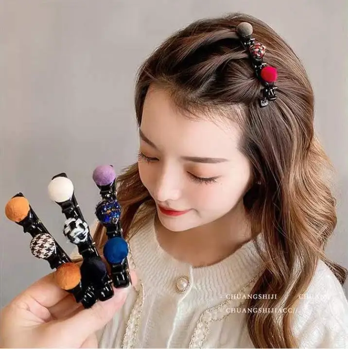 2022 New Fashion Hot Sale Explosion Bangs Clip Braided Hair Clip Barrette Headband for Women Girl Hair Accessories Headwear
2022 New Fashion Hot Sale Explosion Bangs Clip Braided Hair Clip Barrette Headband for Women Girl Hair Accessories Headwear