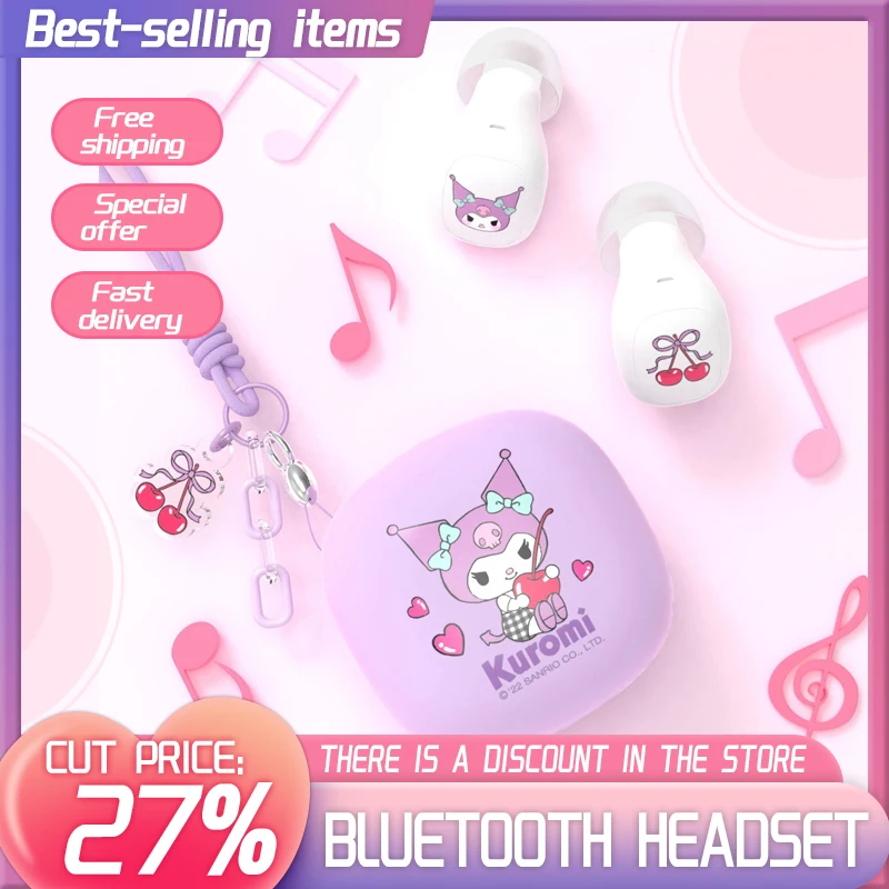 Sanrio Kuromi Kawaii Bluetooth 5.0 Headset Cinnamoroll Pachacco Wireless Earphone Headphones With Dual Mic Earbuds Earpiece Gift 
Sanrio Kuromi Kawaii Bluetooth 5.0 Headset Cinnamoroll Pachacco Wireless Earphone Headphones With Dual Mic Earbuds Earpiece Gift