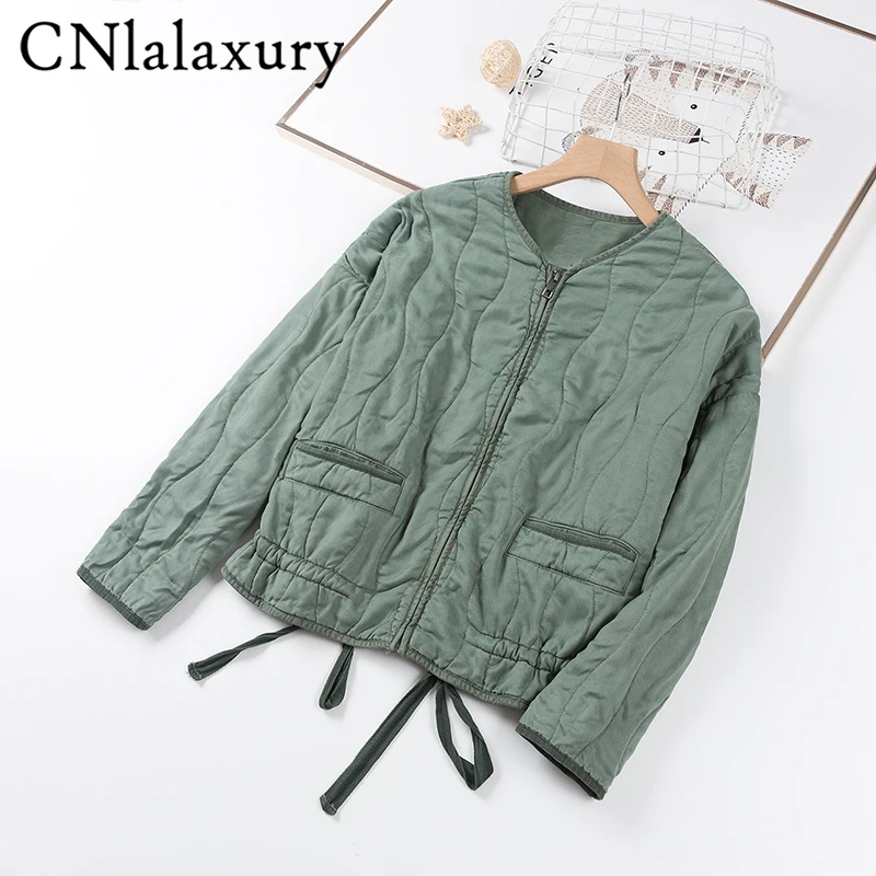 CNlalaxury Autumn Winter Woman Long Sleeve Jackets Vintage Fashion Outerwear Streetwear Pockes Coat Ladies Loose Short Jacket
CNlalaxury Autumn Winter Woman Long Sleeve Jackets Vintage Fashion Outerwear Streetwear Pockes Coat Ladies Loose Short Jacket