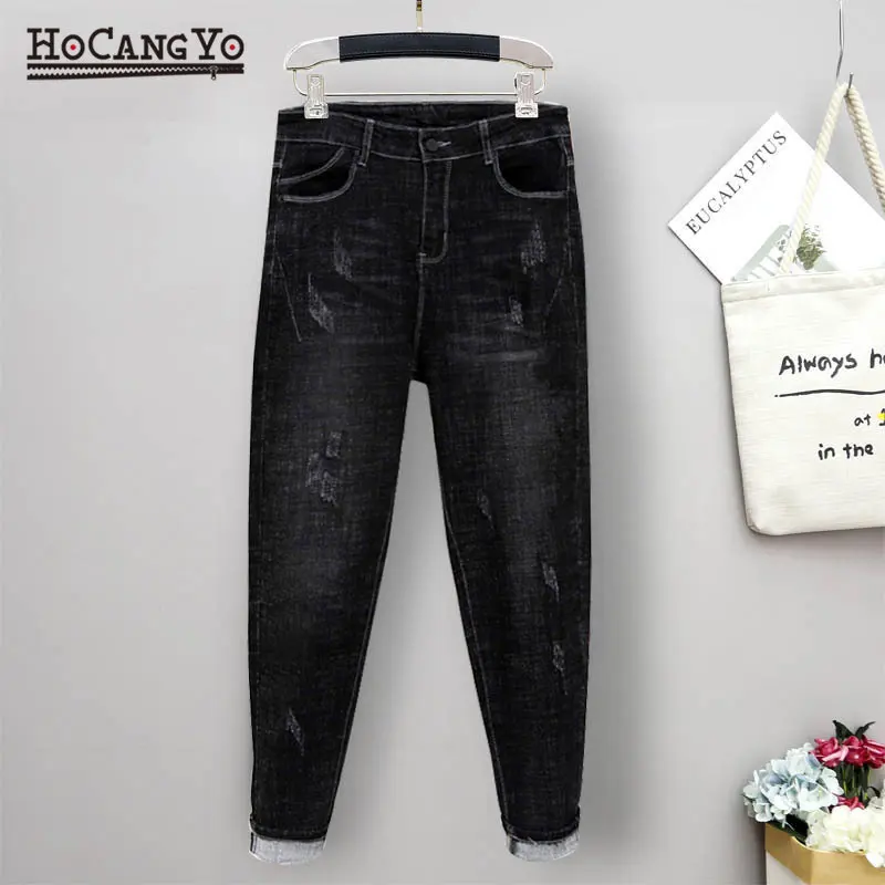 2022 Weight 115kg Wear Extra-large Jeans Women's Fat Ladies Casual Stretch Harem Trousers Velvet Thickened Wide-leg Pants
2022 Weight 115kg Wear Extra-large Jeans Women's Fat Ladies Casual Stretch Harem Trousers Velvet Thickened Wide-leg Pants