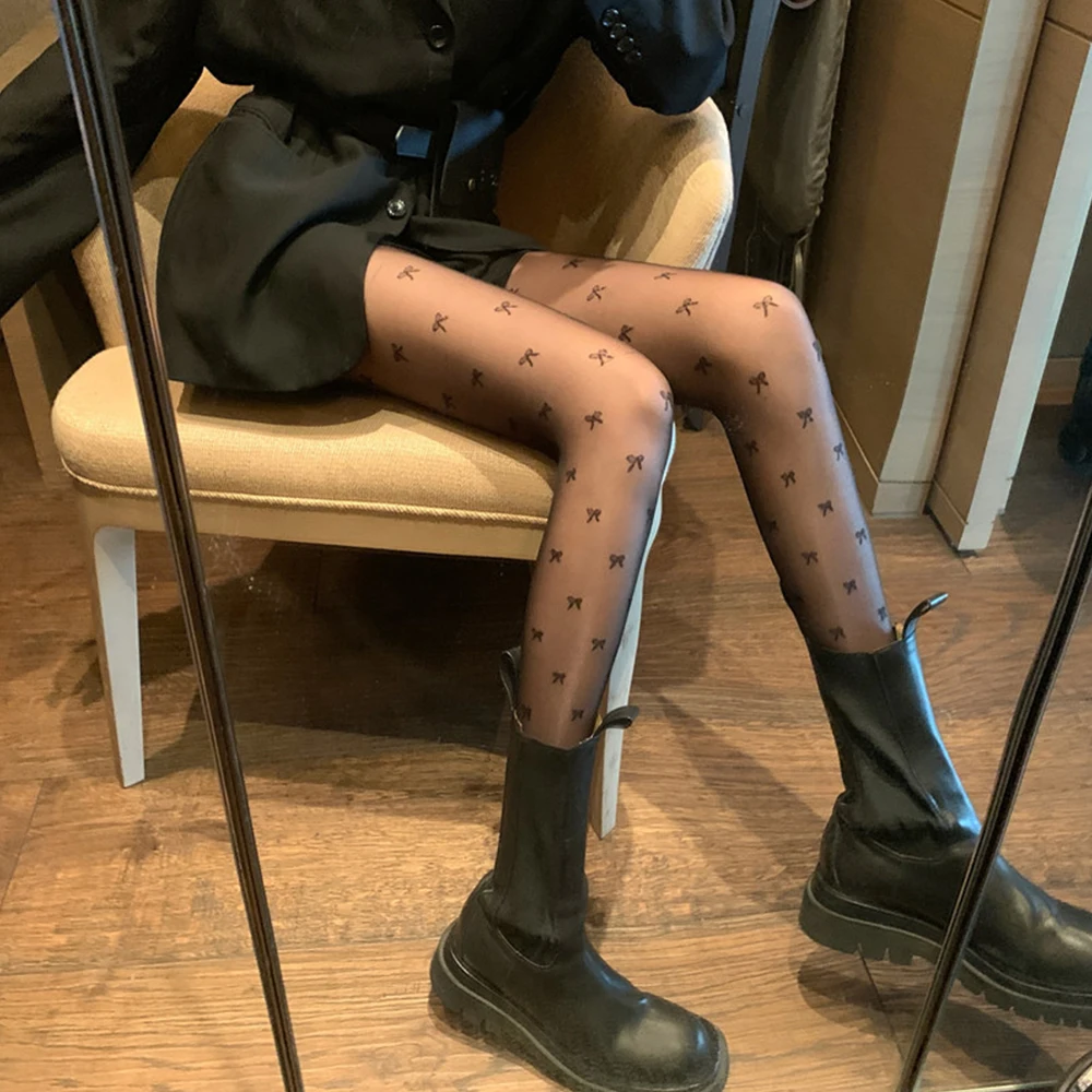 Women Sexy Tights Stocking Black /white Fishnet Net Pantyhose Bowknot Printed Elastic Hosiery Girls Pantyhose Stockings
Women Sexy Tights Stocking Black /white Fishnet Net Pantyhose Bowknot Printed Elastic Hosiery Girls Pantyhose Stockings