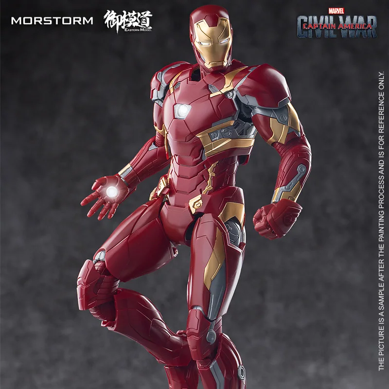 MORSTORM Marvel Assembly Model Iron Man Mark XLVI MK46 Plastic Model Kit Action Figure Toy 1/9 Scale Doll
MORSTORM Marvel Assembly Model Iron Man Mark XLVI MK46 Plastic Model Kit Action Figure Toy 1/9 Scale Doll
