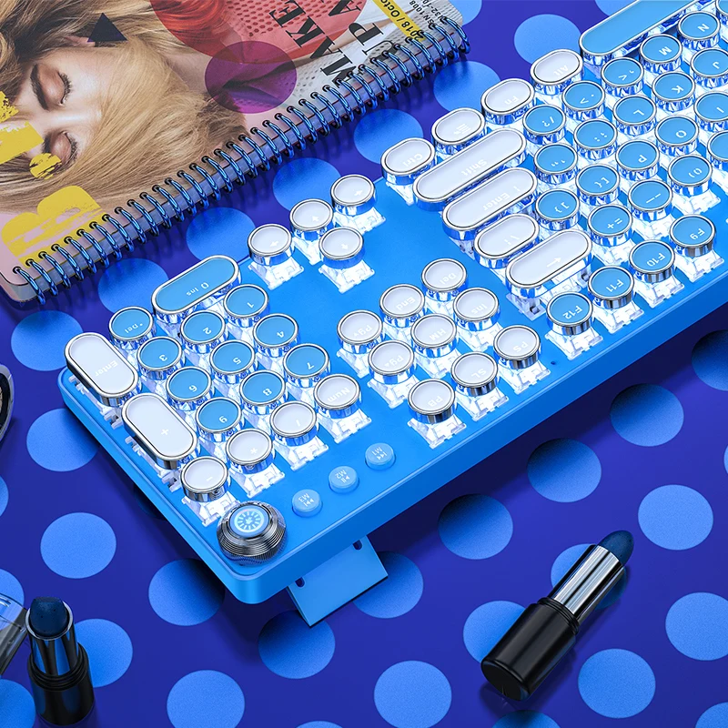 Mechanical Keyboard Green Axis Girls Net Red Girls Heart Powder Blue Game Punk Private Model Office Accessories For PC Notebook
Mechanical Keyboard Green Axis Girls Net Red Girls Heart Powder Blue Game Punk Private Model Office Accessories For PC Notebook