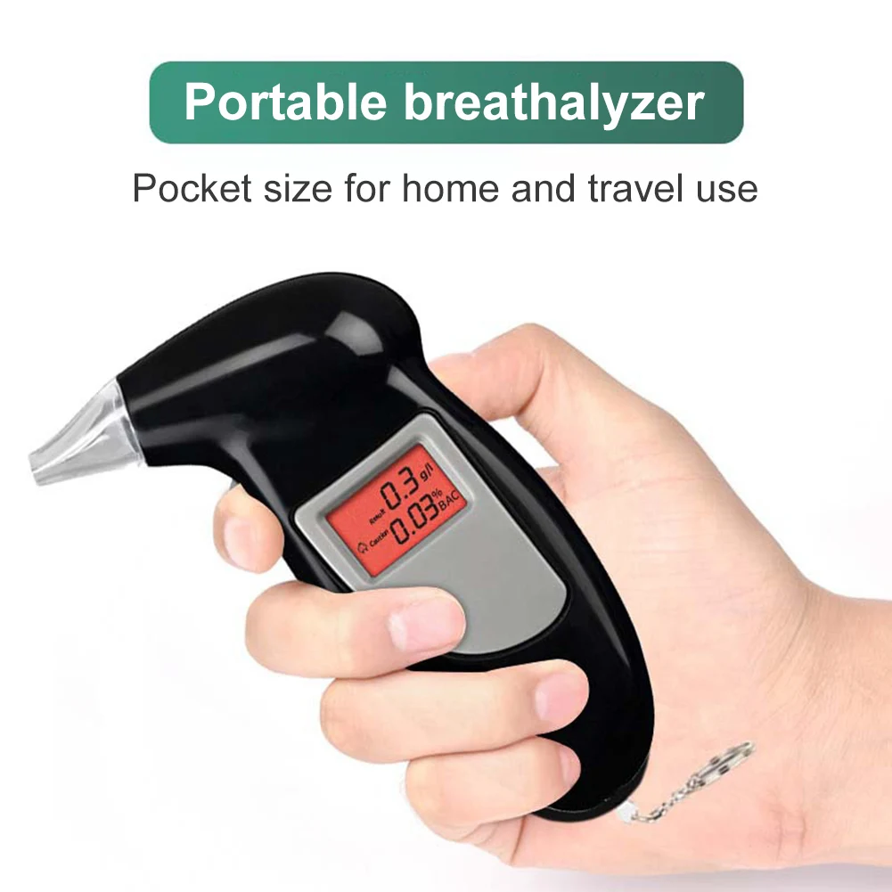 New Digital LCD Portable Key Chain Breath Alcohol TesterAlcohol Breath Analyzer Professional Breathalyzer for Driver
New Digital LCD Portable Key Chain Breath Alcohol TesterAlcohol Breath Analyzer Professional Breathalyzer for Driver