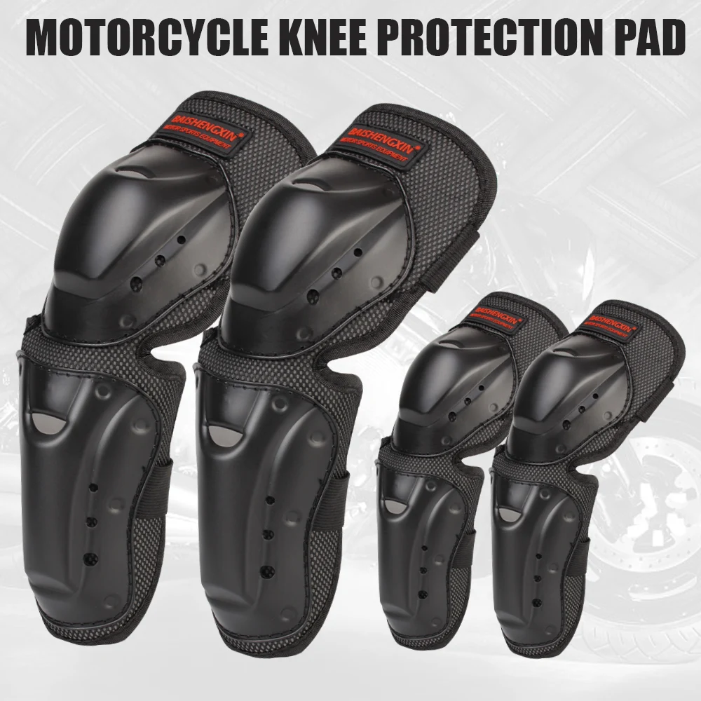 

4pcs/set Motorcycle Accessories Motocross Skating Protectors Knee Elbow Protective Pads Riding Protective Gears