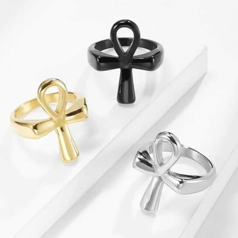 Men's Vintage Simple Crux Ansata Ankh Ring Fashion Casual Jewelry Amulet Ancient Egyptian Cross Ring Gift
Men's Vintage Simple Crux Ansata Ankh Ring Fashion Casual Jewelry Amulet Ancient Egyptian Cross Ring Gift