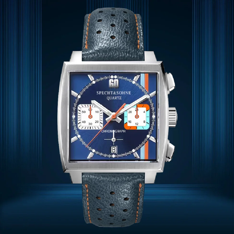 2023 New Specht&Sohne Luxury Quartz Watches For Men 39MM Stainless Steel Japan VK64 Chronograph Leather Strap 30M Waterproof
2023 New Specht&Sohne Luxury Quartz Watches For Men 39MM Stainless Steel Japan VK64 Chronograph Leather Strap 30M Waterproof