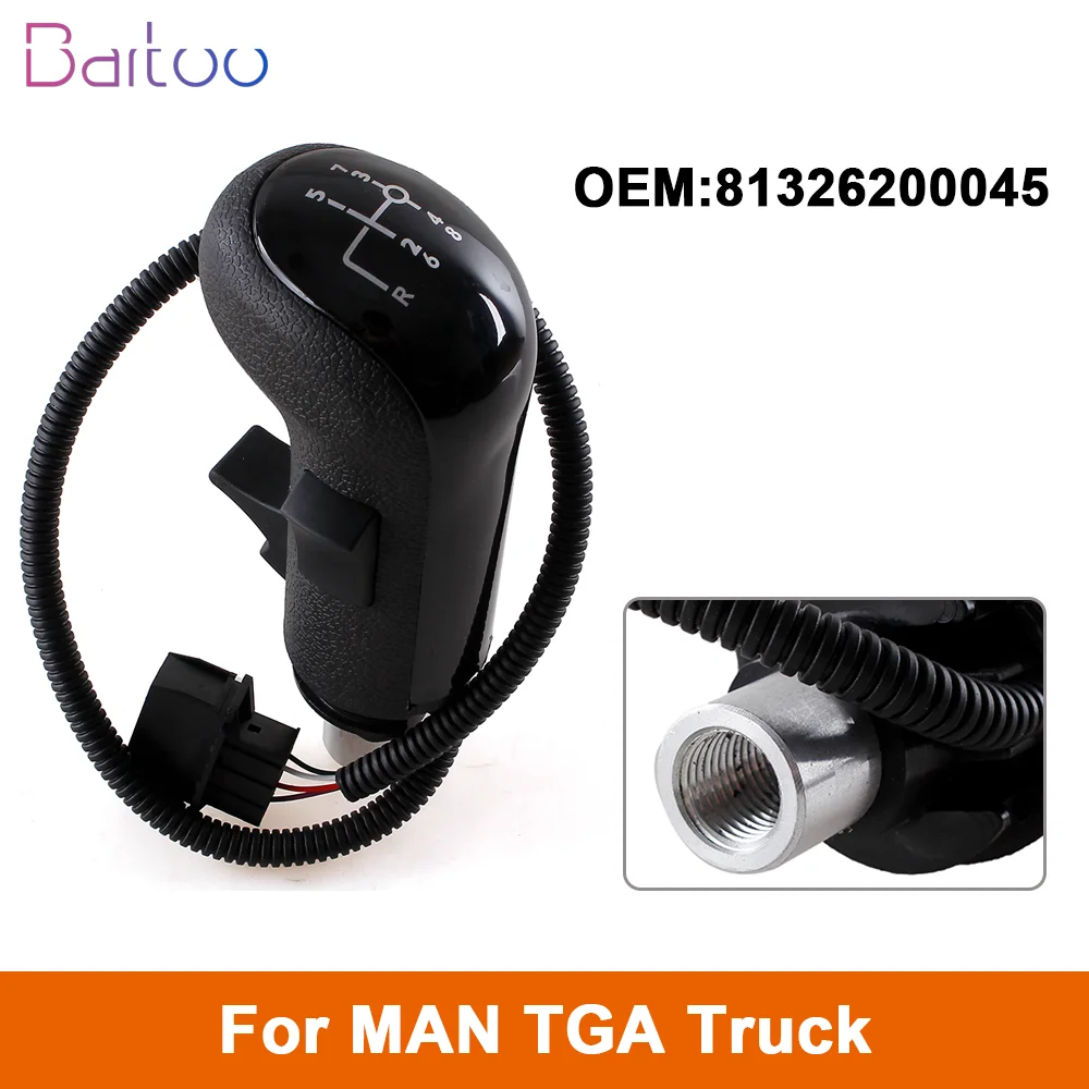 4Pin M14x1.5 Electric Gear Shift Lever Knob 8 Speed+R Gear Stick Head Shifter 81326200045 For MAN TGA Truck TS034
4Pin M14x1.5 Electric Gear Shift Lever Knob 8 Speed+R Gear Stick Head Shifter 81326200045 For MAN TGA Truck TS034