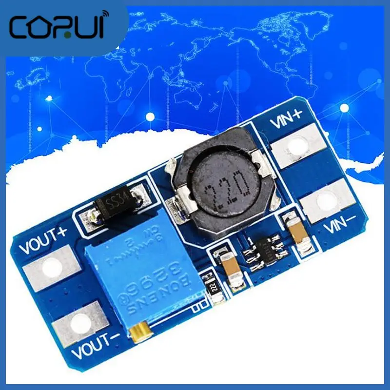 

Dc-dc Adjustable Step Up Converter 2a Boost Step-up Board Mt3608 Boost Module Booster Input 3v/5v To 5v/9v/12v/24v