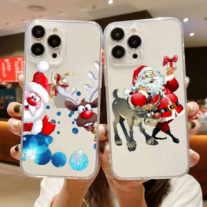 Merry Christmas Snow Elk Phone Case For iphone 14 Plus 13 12 11 Pro Max Mini X XS XR Soft Transparent Cover
Merry Christmas Snow Elk Phone Case For iphone 14 Plus 13 12 11 Pro Max Mini X XS XR Soft Transparent Cover