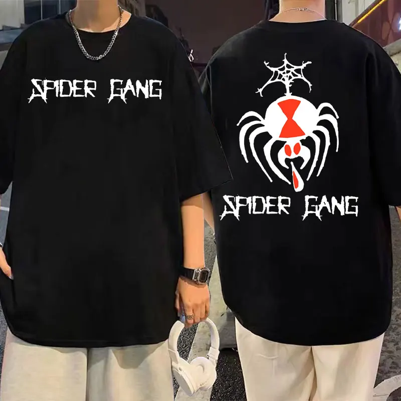 Rapper Lil Darkie Spider Gang Black Double Sided Print T-shirt Tops Men's Oversized Tee Men Women Fashion Hip Hop Vintage Tshirt
Rapper Lil Darkie Spider Gang Black Double Sided Print T-shirt Tops Men's Oversized Tee Men Women Fashion Hip Hop Vintage Tshirt