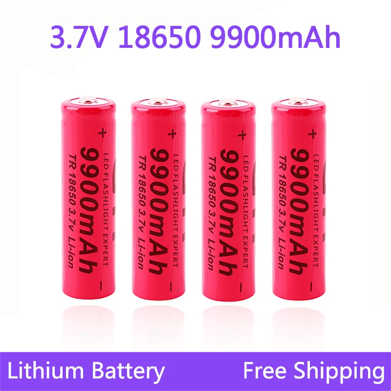 18650 Battery High Quality 9800mAh 3.7V 18650 Li-ion Batteries Rechargeable Battery for Flashlight Torch + Free Shipping
18650 Battery High Quality 9800mAh 3.7V 18650 Li-ion Batteries Rechargeable Battery for Flashlight Torch + Free Shipping