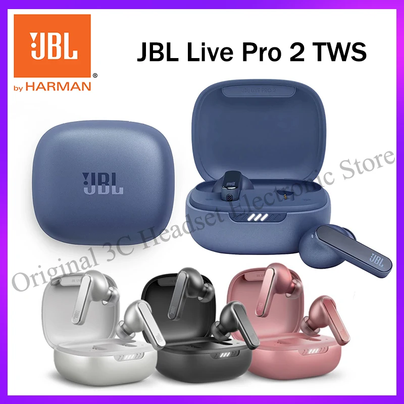 

Оригинальные JBL LIVE Pro 2 TWS Ture беспроводные Bluetooth-наушники; Стереонаушники; Наушники с шумоподавлением; Игровая гарнитура с микрофоном