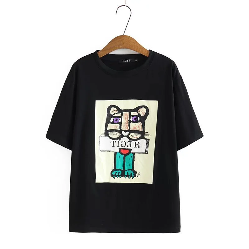 Women's Short Sleeve Printed Summer Tshirts Round Neck A-line Casual Tops Large Size Tee
Women's Short Sleeve Printed Summer Tshirts Round Neck A-line Casual Tops Large Size Tee
