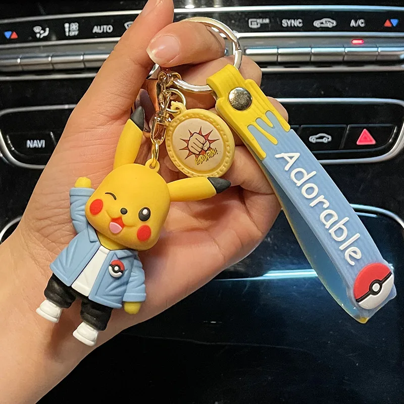 New Pokemon Fire-breathing Dragon Pikachu Key Chain Pendant Doll Machine Student Bag Car Key Chain Pendant Gift Toy
New Pokemon Fire-breathing Dragon Pikachu Key Chain Pendant Doll Machine Student Bag Car Key Chain Pendant Gift Toy