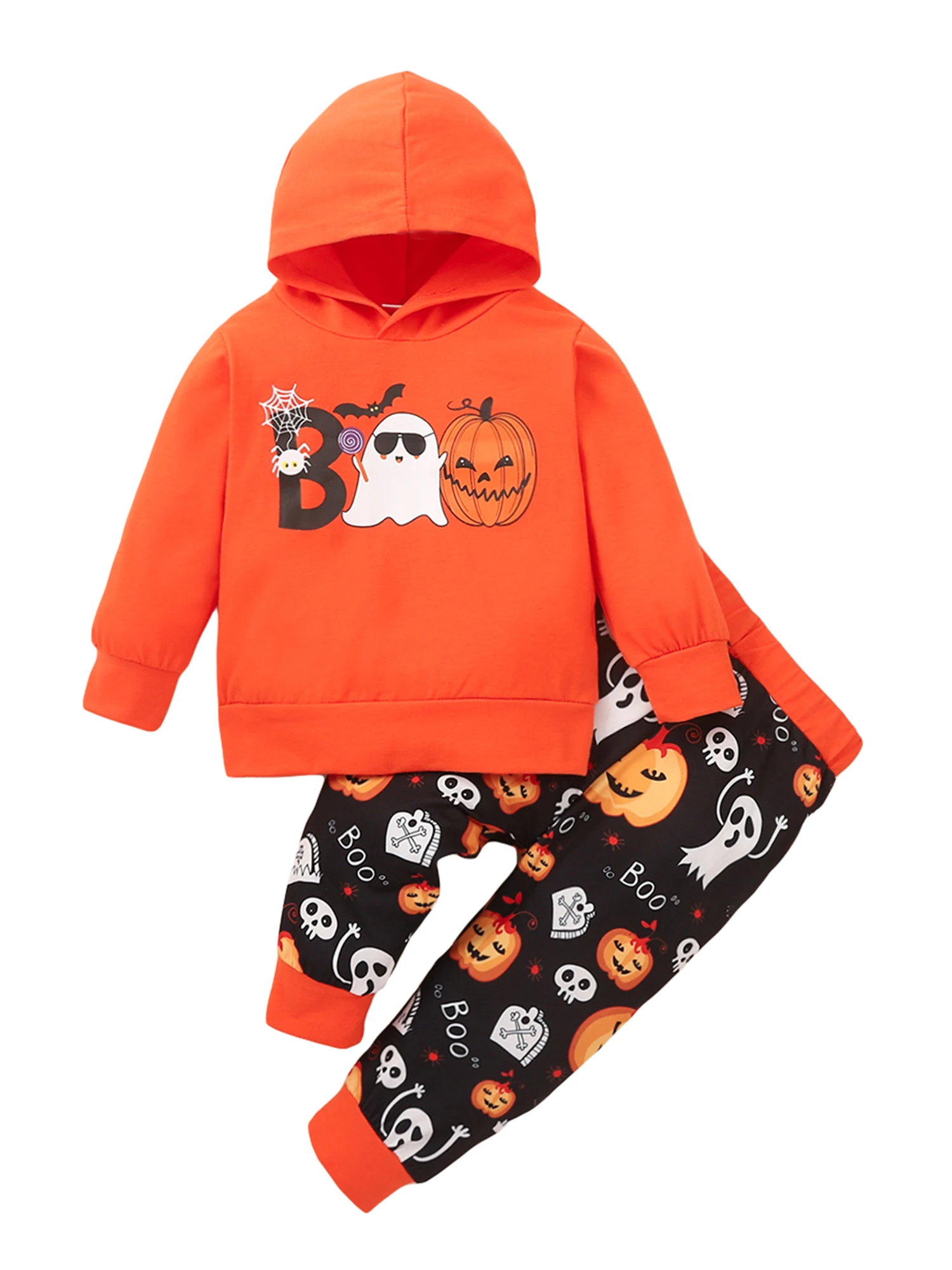 Kids Pants Suit Long Sleeve Hooded Halloween Print Loose Tops Fall Casual Long Jogger Pants for Girls Boys
Kids Pants Suit Long Sleeve Hooded Halloween Print Loose Tops Fall Casual Long Jogger Pants for Girls Boys