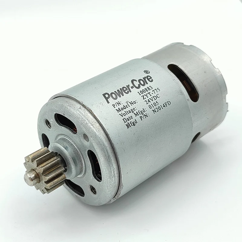 RS-775 Electric Motor Double Ball Bearing DC 12V 18V 24V 16500RPM High Speed Torque Motor with 12T Gear DIY Drill Garden Tools
RS-775 Electric Motor Double Ball Bearing DC 12V 18V 24V 16500RPM High Speed Torque Motor with 12T Gear DIY Drill Garden Tools