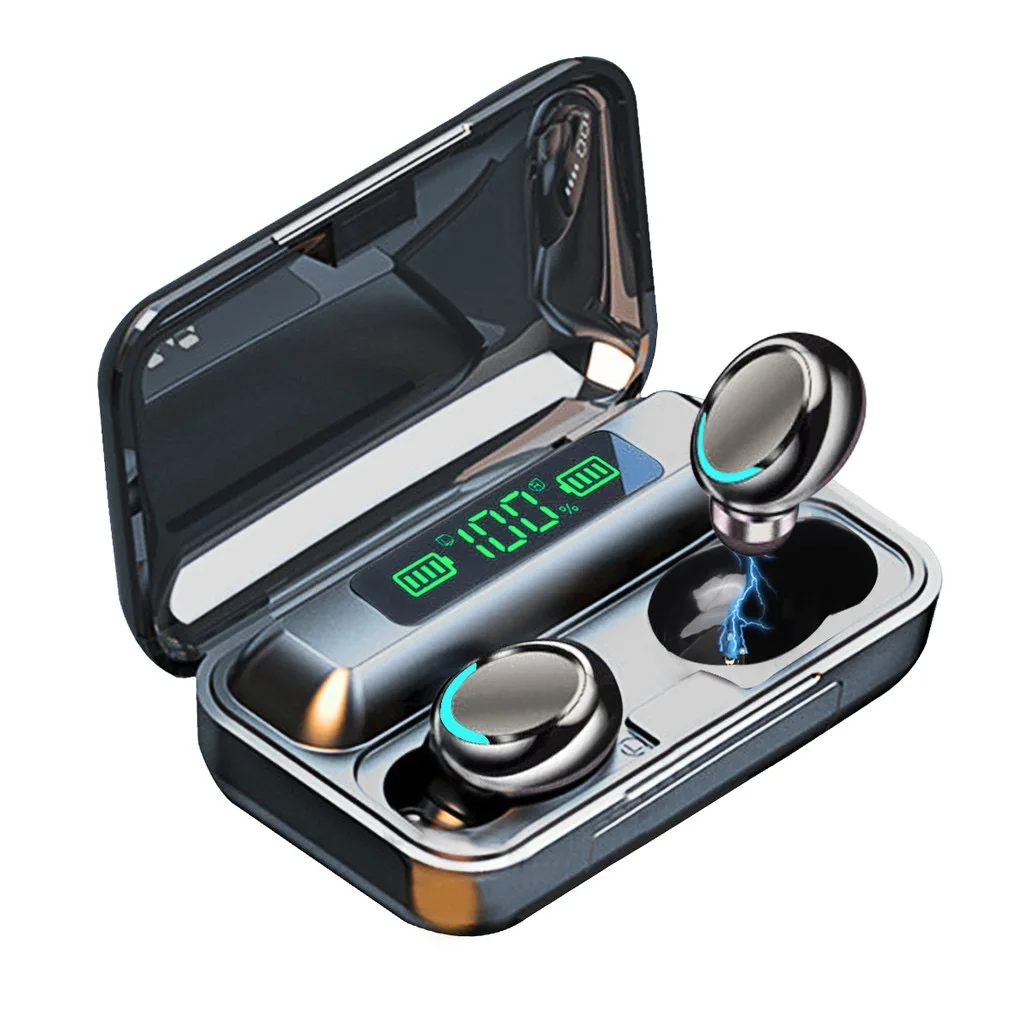 F9-5 TWS Earphone Bluetooth 5.1 Wireless Headphone Hearing Aid Waterproof Earbuds Headset Handfree With Mic 2200mAh Charging Box
F9-5 TWS Earphone Bluetooth 5.1 Wireless Headphone Hearing Aid Waterproof Earbuds Headset Handfree With Mic 2200mAh Charging Box