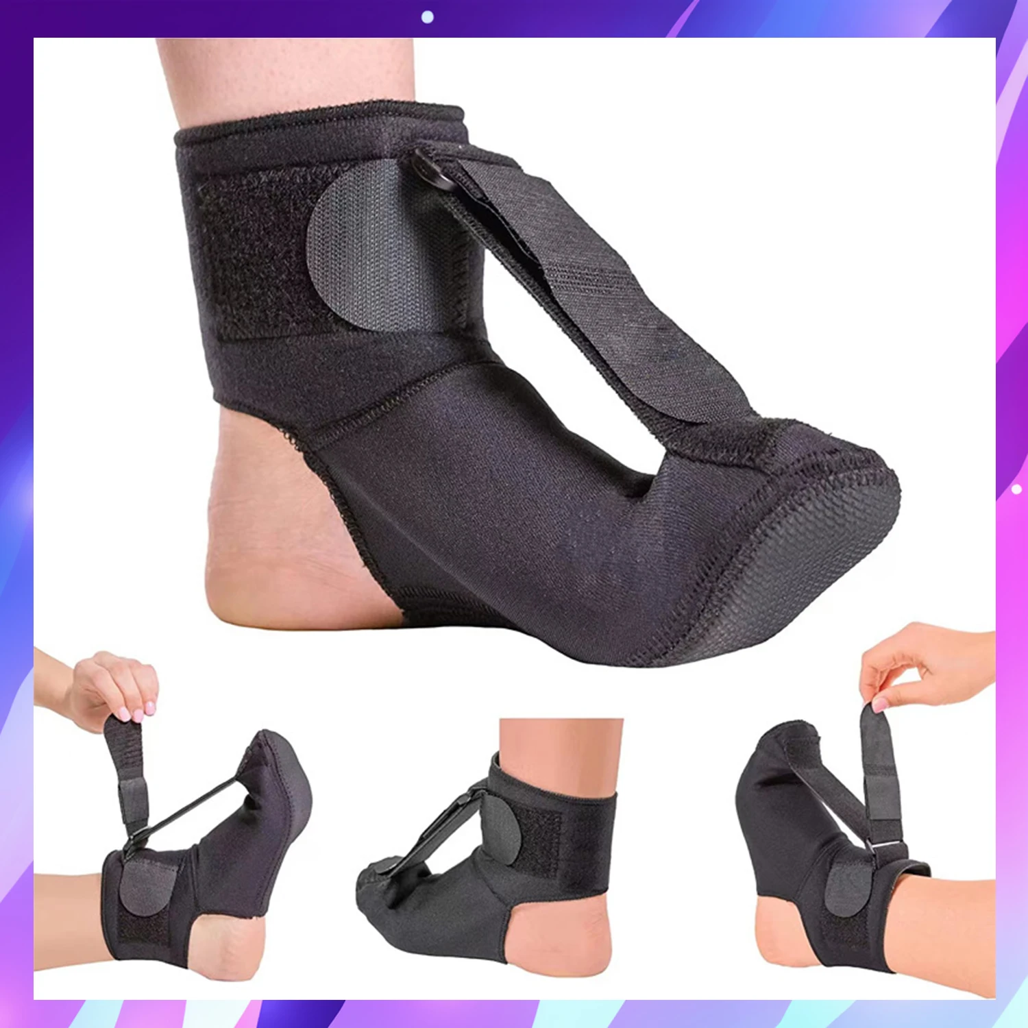 Adult Male Female Foot Massage Instrument, Foot Drop Orthotics with Night Splint Brace for Plantar Fasciitis and Foot Support
Adult Male Female Foot Massage Instrument, Foot Drop Orthotics with Night Splint Brace for Plantar Fasciitis and Foot Support