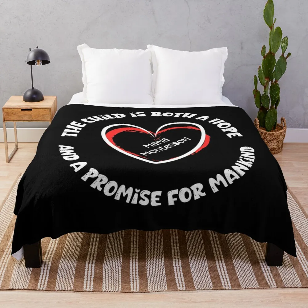 I Love Montessori | The child is both a hope and a promise for mankind| Valentines Day for Teachers Throw Blanket
I Love Montessori | The child is both a hope and a promise for mankind| Valentines Day for Teachers Throw Blanket