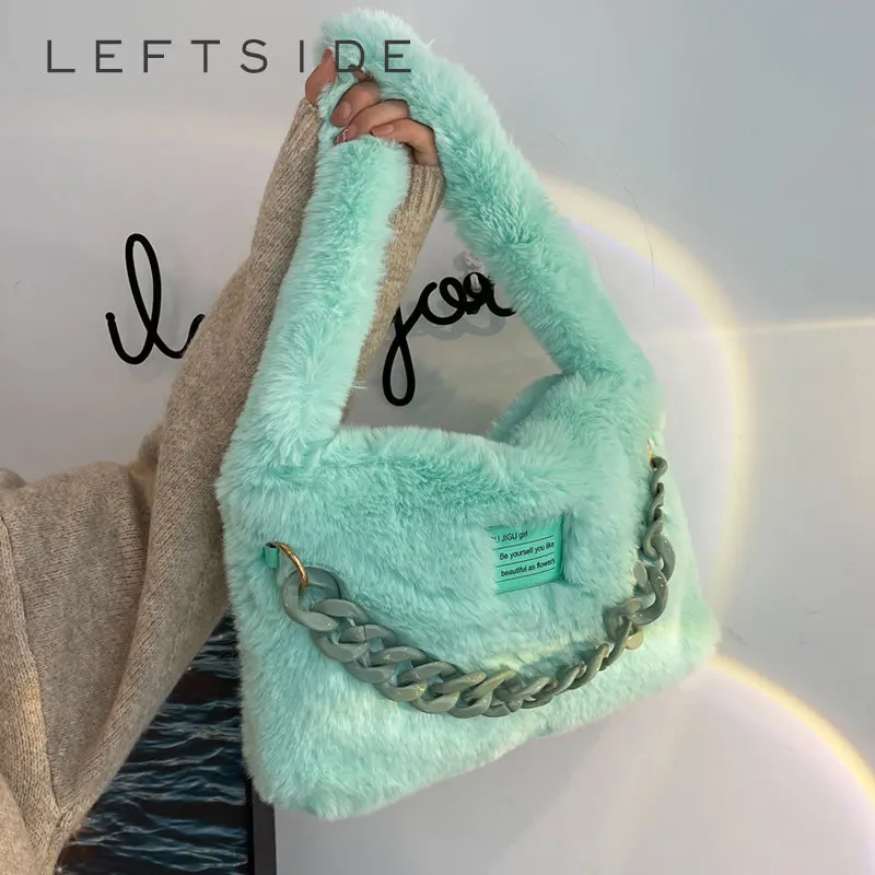 Женские сумки через плечо LEFTSIDE на толстой цепочке, модные дамские сумочки из искусственного меха, зимние сумки-тоут карамельных цветов, пуш...
Женские сумки через плечо LEFTSIDE на толстой цепочке, модные дамские сумочки из искусственного меха, зимние сумки-тоут карамельных цветов, пуш...