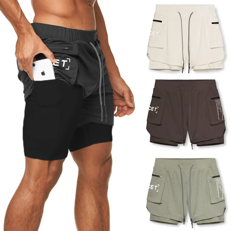 Шорты мужские спортивные быстросохнущие, эластичные двухслойные штаны-карго 2 в 1, для спортивного зала, бега, тренировок, летние
Шорты мужские спортивные быстросохнущие, эластичные двухслойные штаны-карго 2 в 1, для спортивного зала, бега, тренировок, летние