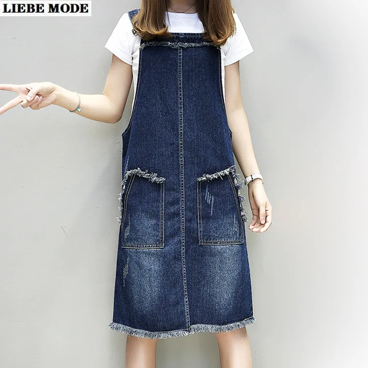 Women Loose Suspender Jeans Denim Short Dress Ladies Spaghetti Strap Vintage Denim Overalls Dresses Salopette Femme 4XL 5XL
Women Loose Suspender Jeans Denim Short Dress Ladies Spaghetti Strap Vintage Denim Overalls Dresses Salopette Femme 4XL 5XL