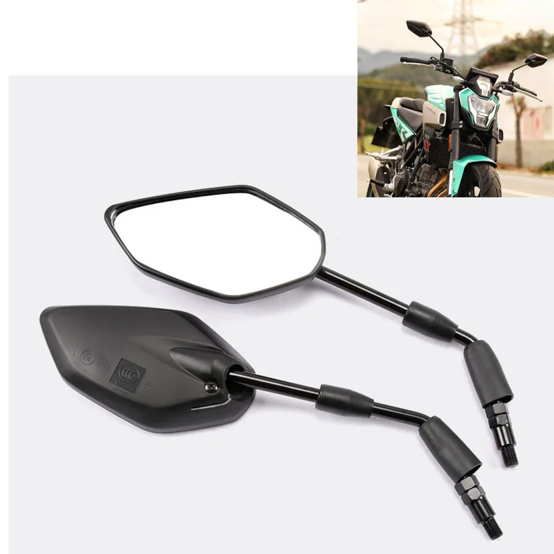 Motorcycle Side Mirror Clear Vision Motorbike Rear View Mirror Plastic Shell Metal Rod Modified Accessories for KOVE 321R ZF300
Motorcycle Side Mirror Clear Vision Motorbike Rear View Mirror Plastic Shell Metal Rod Modified Accessories for KOVE 321R ZF300